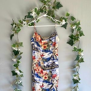 Vintage Hawaiian Maxi Dress